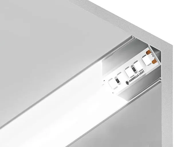 Алюминиевый профиль угловой квадратный 2м Ambrella light GP2150AL Alum Profile