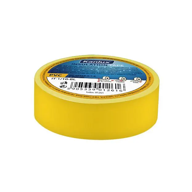 Изолента пвх KANLUX IT-1/20-Y (1272) Изолента пвх KANLUX IT-1/20-Y (1272)