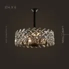 Люстра MARTINEZ 6 ламп Lampatron martinez-6 7603-21265