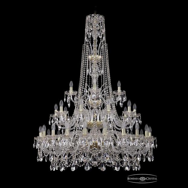 Люстра хрустальная 1411/20+10+5/400/XL-155/3d G Bohemia Ivele Crystal