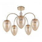 Люстра потолочная с плафонами Arte Milano 327619/5 FG+WH Amalfi Napoli