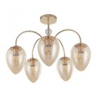 Люстра потолочная с плафонами Arte Milano 327619/5 FG+WH Amalfi Napoli
