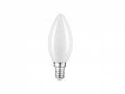Лампа Gauss 103201209 FILAMENT СВЕЧА 9W 610LM 4100К Е14 MILKY
