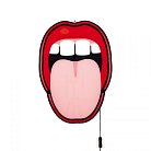Настенный светильник Blow Tongue Led Seletti 13101