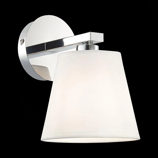 Светильник настенный Хром/Белый E14 1*40W Evoluce SLE300401-01 PRATO