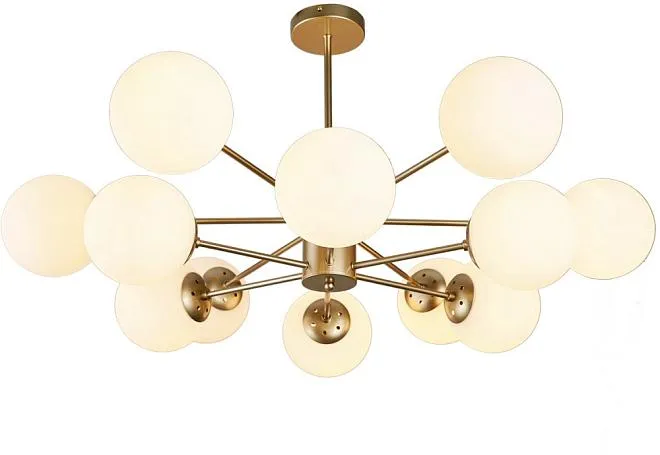 Потолочная люстра Escada 2110/12P Gold Ethereal Потолочная люстра Escada 2110/12P Gold Ethereal