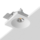 Встраиваемый гипсовый светильник под сменную лампу LeDron LUMI SQ1 112x112 D80
