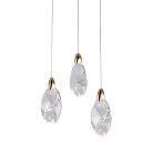 Подвесной светильник Delight Collection OD2439-3 gold/clear OD2440