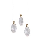 Подвесной светильник Delight Collection OD2439-3 gold/clear OD2440