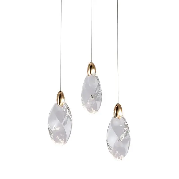 Подвесной светильник Delight Collection OD2439-3 gold/clear OD2440