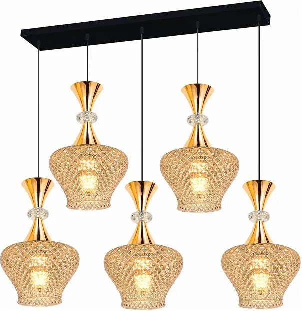 Подвесной светильник Reluce 09004-0.9-05L AMBER Подвесной светильник Reluce 09004-0.9-05L AMBER