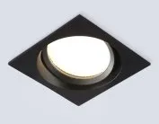 Встраиваемый светильник Ambrella light TN6657 BK черный IP44 GX53 110*110*48