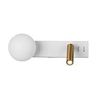 LED Светильник с выключателем Белый+Бронза Citilux CL704450 Декарт