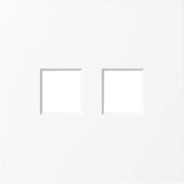 Накладка 2-я для розеток RJ45,TV,SAT, глянцевый белый, Donel DS86903 S08 Накладка 2-я для розеток RJ45,TV,SAT, глянцевый белый, Donel DS86903 S08