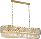 Подвесная люстра Newport 8300/120 oval gold polished 8300