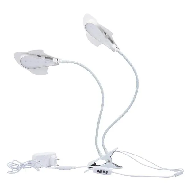 Настольная лампа для растений Uniel ULT-P35M-15W/SPLE/TM IP40 WHITE LEAF Minigarden Настольная лампа для растений Uniel ULT-P35M-15W/SPLE/TM IP40 WHITE LEAF Minigarden