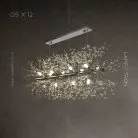 Реечный, рядный светильник ROSALIA LONG 12 ламп. Цвет Хром Lampatron 5378-13782