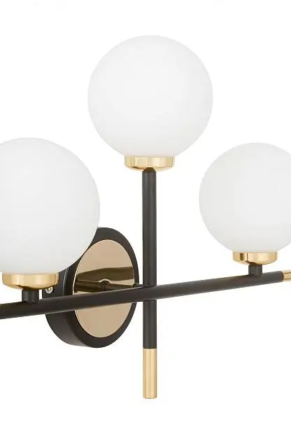 Бра Lumina Deco LDW 6033N-3 BK+F.GD Marsiada