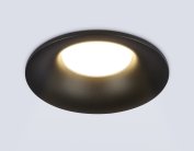 Встраиваемый светильник Ambrella light TN102809 BK черный GU5.3 D90*35
