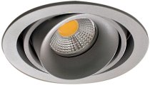Встраиваемый светильник Donolux DL18615/01WW-R Silver Grey/Black