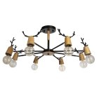 Потолочная люстра Loft It 10024/8 Black Sven