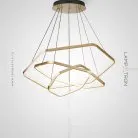 Кольцевые люстры и светильники MISSION Lampatron 4750