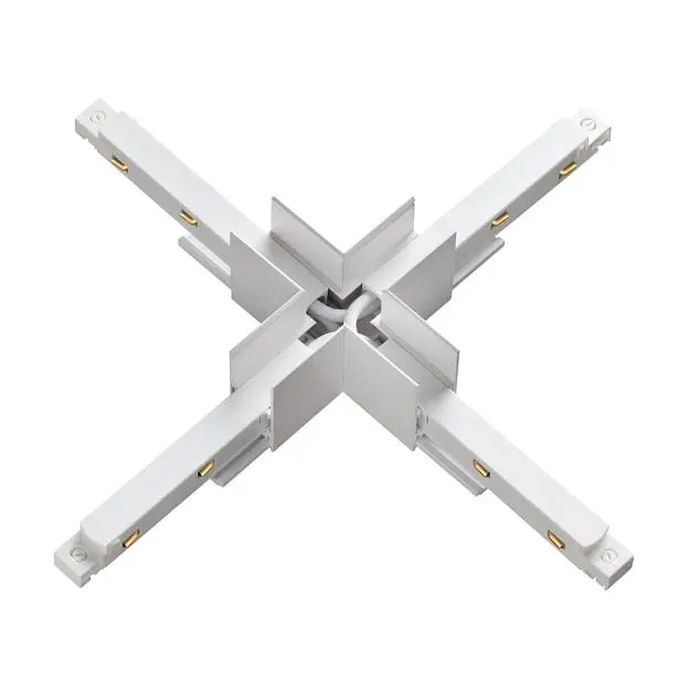 Соединитель с токопроводом для шинопровода X-образный Novotech 135127 FLUM Соединитель с токопроводом для шинопровода X-образный Novotech 135127 FLUM