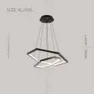 Кольцевые люстры и светильники OCTANT Размер XXL. Цвет Черный Lampatron 5798-15331