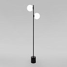 Напольный светильник с мраморным основанием Eurosvet 01158/2 черный a064389 Marbella