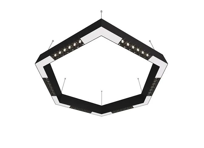 Подвесной светодиодный светильник 0,7м 36Вт 34° Donolux dl18515s111b36.34.700bw Eye-hex Подвесной светодиодный светильник 0,7м 36Вт 34° Donolux dl18515s111b36.34.700bw Eye-hex