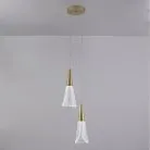 Подвесной светодиодный светильник Natali Kovaltseva LED LAMPS 81117/2C Triangle