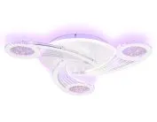 Потолочный светодиодный светильник с пультом Ambrella light FA4475 ACRYLICA