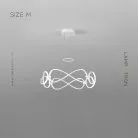 Кольцевые люстры и светильники FORLI BW Размер M. Цвет Белый. Белый свет Lampatron 7654-21401