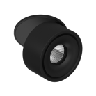 Встраиваемый поворотный светодиодный светильник LeDron LB8 Black 4000K