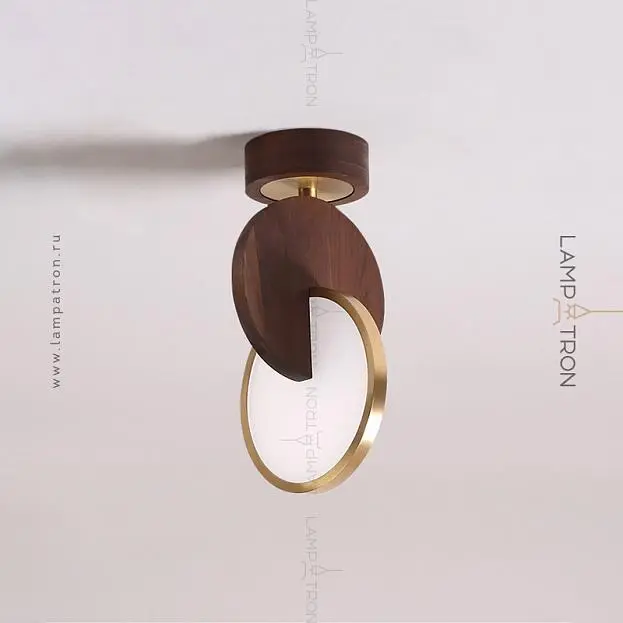 Потолочный светильник GLATT WOOD CH Темное Дерево Lampatron 4981-12640 Потолочный светильник GLATT WOOD CH Темное Дерево Lampatron 4981-12640