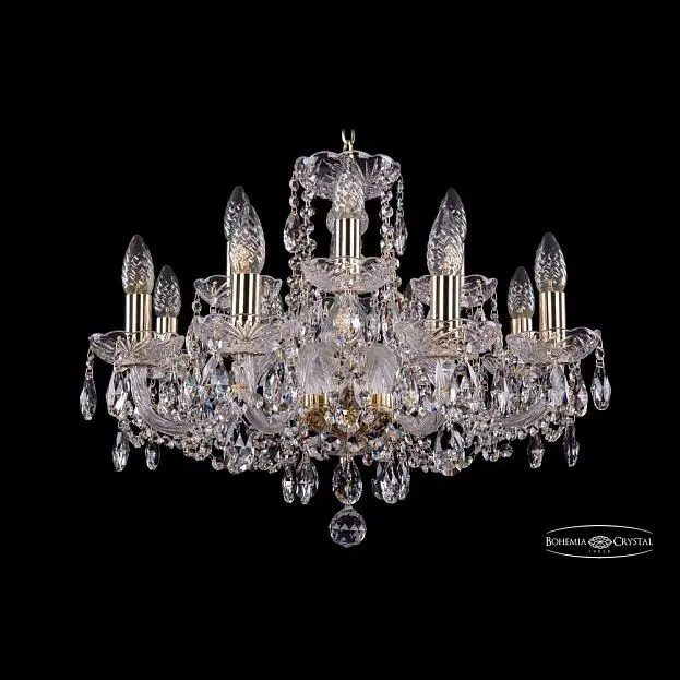 Люстра хрустальная Bohemia 1402/8+4/195 G Люстра хрустальная Bohemia 1402/8+4/195 G