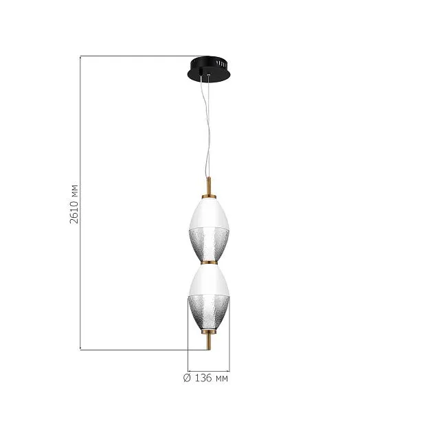 Светильник подвесной ST Luce SL6130.403.15 ICE Светильник подвесной ST Luce SL6130.403.15 ICE