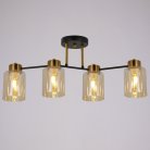 Потолочная люстра ILLUMICO IL6111-4COU-79 BK GD Qui