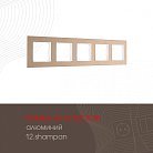 Рамка из алюминия на 5 постов Arte Milano 503.12-5.shampan am