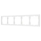 Рамка пластиковая FRM-NOBE-SFPL-5-WH Arlight 054227