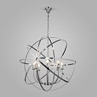 Подвесная люстра Eurosvet 60139/8 хром Santi a058347