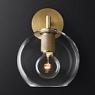 Бра Rh Utilitaire Globe Shade Single Sconce Brass 123276-22 ImperiumLoft