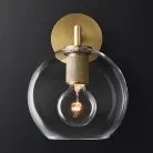 Бра Rh Utilitaire Globe Shade Single Sconce Brass 123276-22 ImperiumLoft