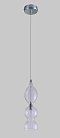 Светильник подвесной Crystal Lux IRIS SP1 B TRANSPARENT 2075/201