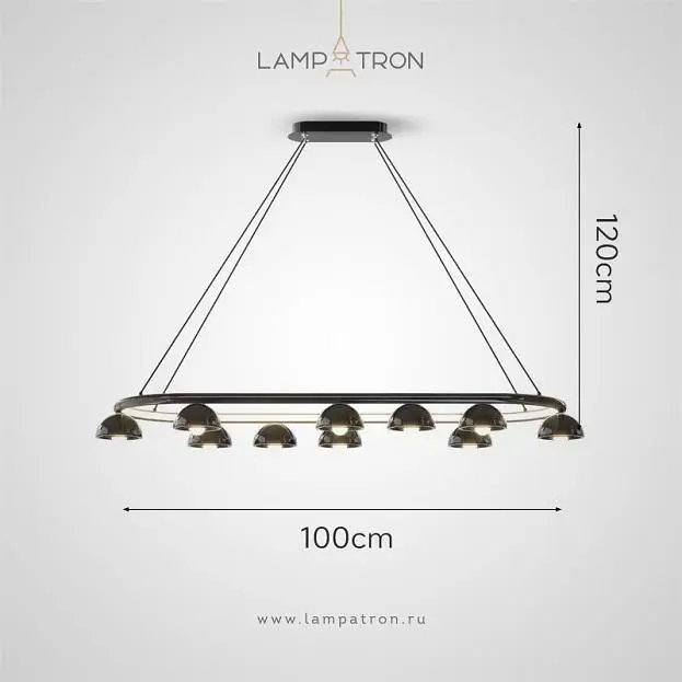 Кольцевые люстры и светильники TORBERG Тип B (овал). 10 плафонов Lampatron 8663-24209 Кольцевые люстры и светильники TORBERG Тип B (овал). 10 плафонов Lampatron 8663-24209