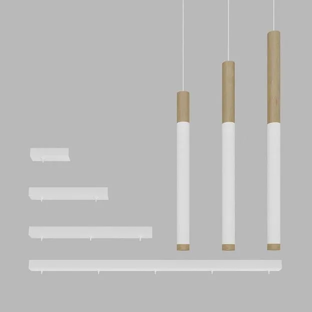 Подвесной (накладной) светодиодный светильник Ledron SAGITONY E3 T40 Wooden 200 White