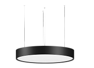 Подвесной светодиодный светильник, 60W, 6500Lm, 3000К, D600мм, черный Donolux s111052w600bsp Plato Sp