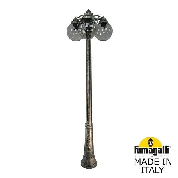Садово-парковый фонарь FUMAGALLI RICU BISSO/G250 3L DN G25.157.S30.BZF1RDN Садово-парковый фонарь FUMAGALLI RICU BISSO/G250 3L DN G25.157.S30.BZF1RDN