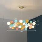 Кольцевые люстры и светильники MATISSE R 12 плафонов. Lampatron 2976-7147