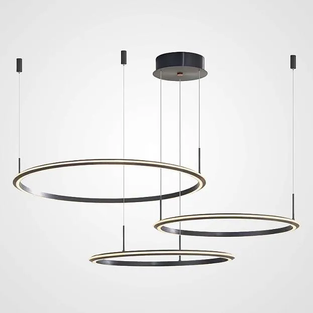 Подвесная люстра VISIT D60+60+80 ImperiumLoft 219721-23 visit01